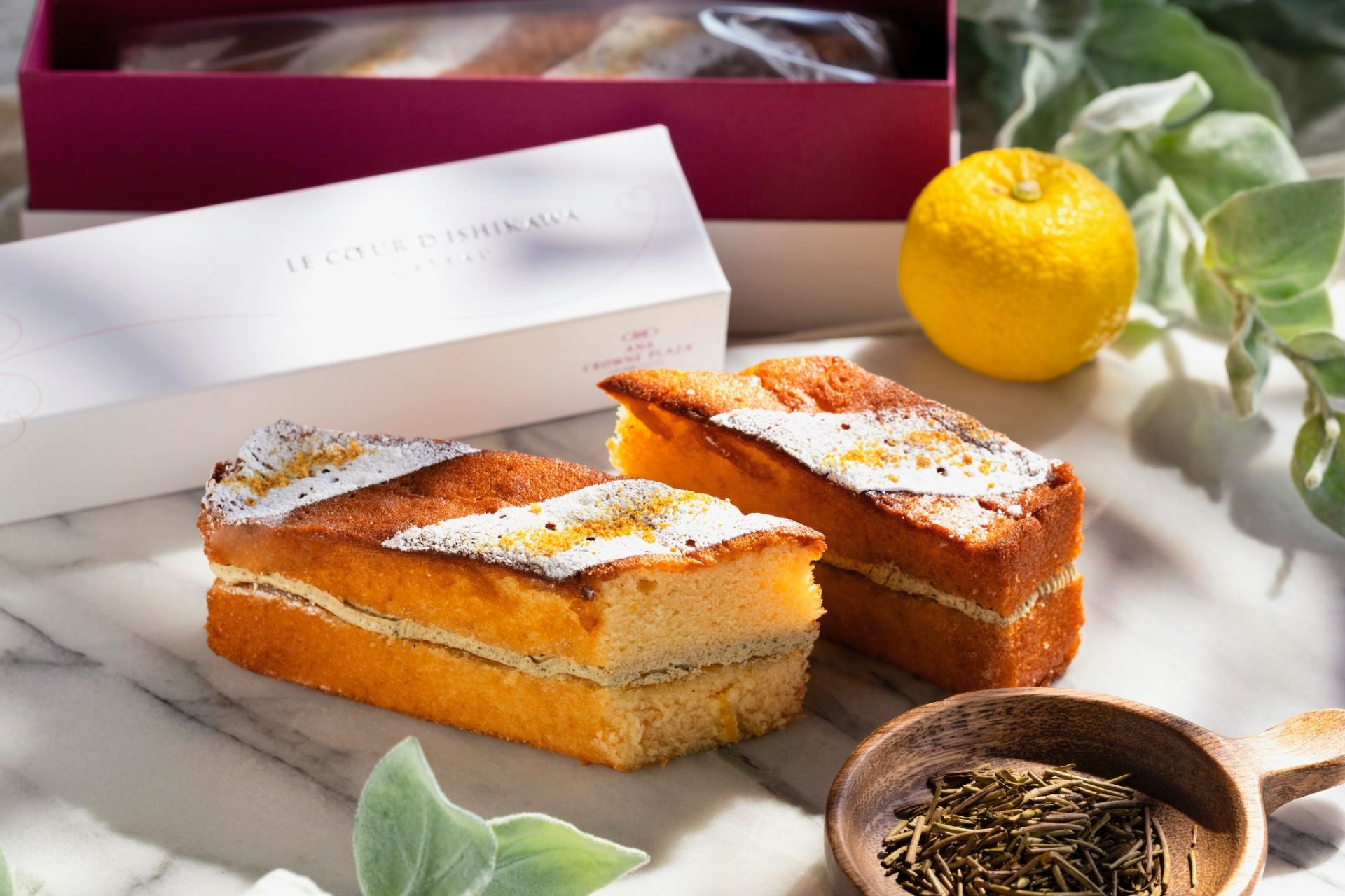 【ご予約がおすすめ】金沢ゆずと献上加賀棒茶のヴィクトリアケーキ