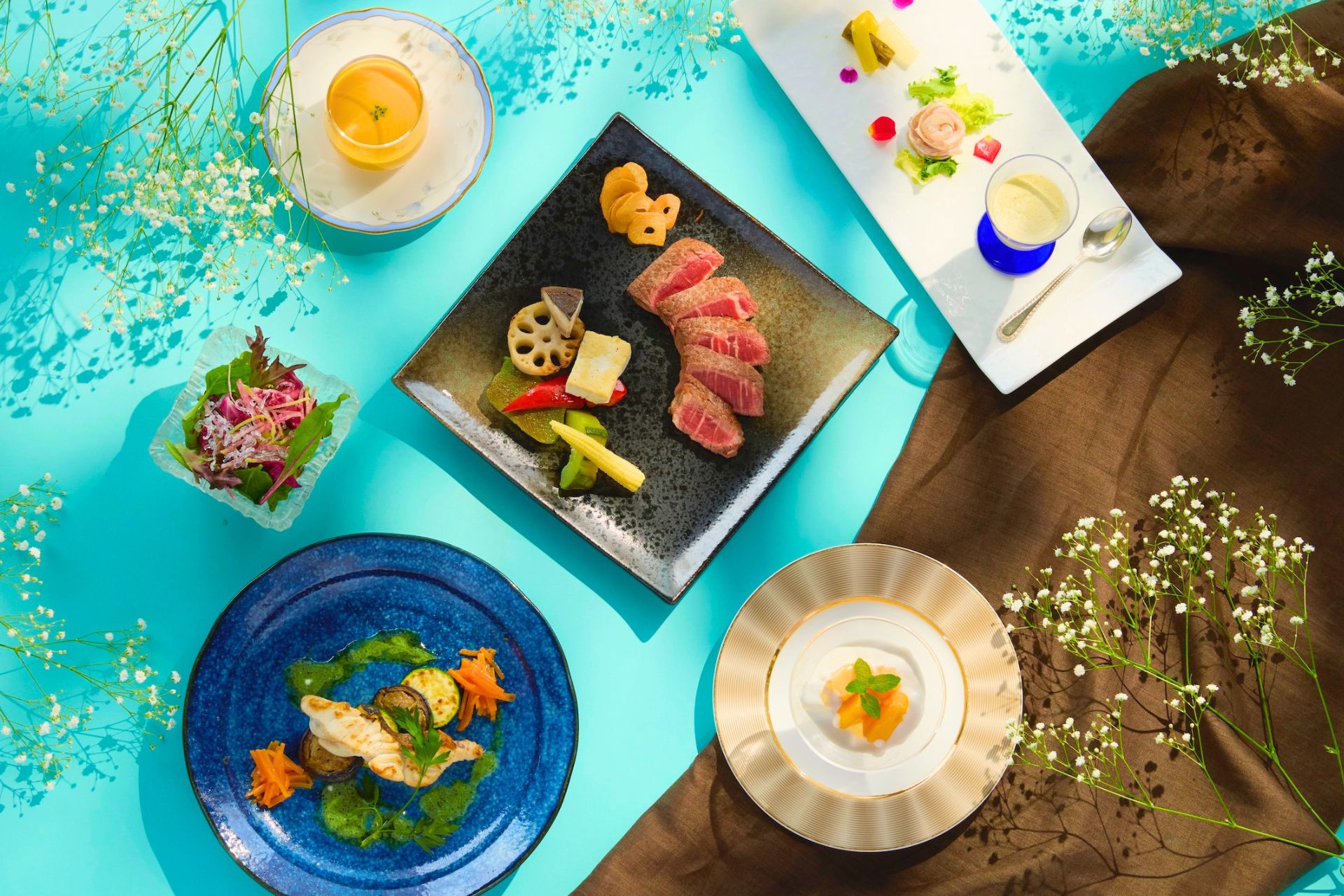 ［7月、8月］季節の創作鉄板コース　彩（IRODORI）