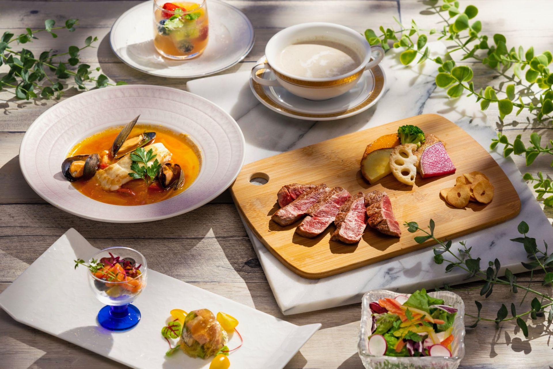 ［1月、2月］季節の創作鉄板コース　彩（IRODORI）