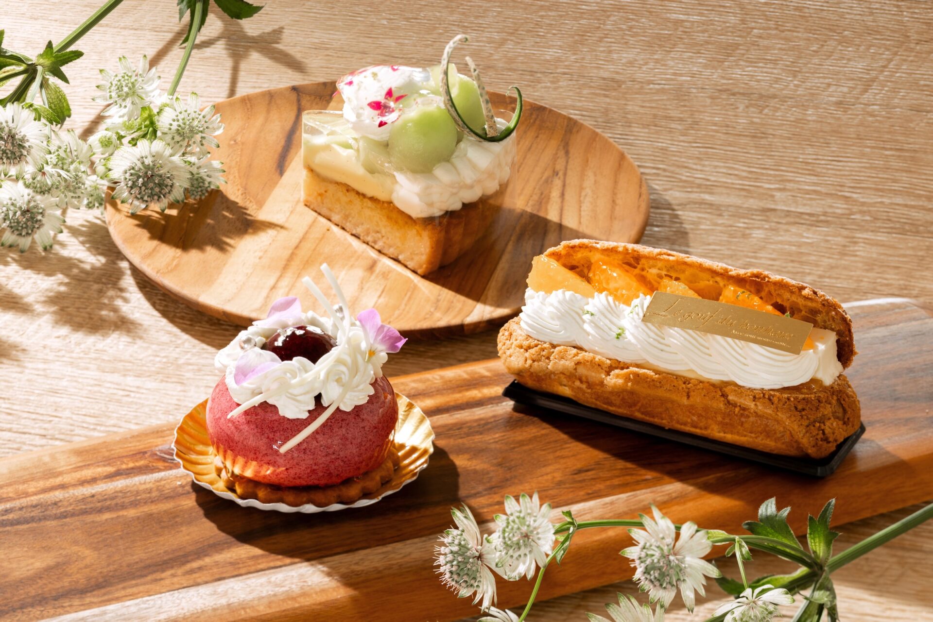 季節を纏う、ホテルメイドケーキコレクション表示