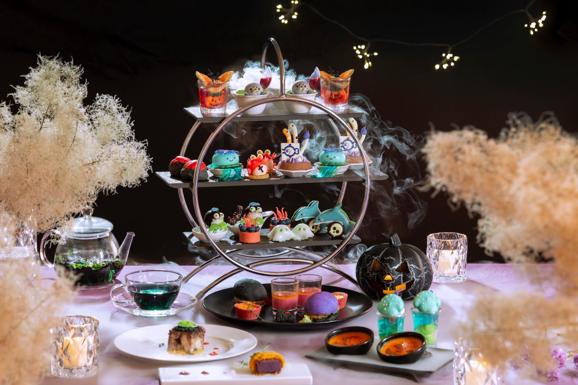 能登の未来へ甘いエールを｜アフタヌーンティーセット ～のとじま水族館 Halloween Night～表示